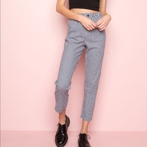 Brandy Melville checkered pants